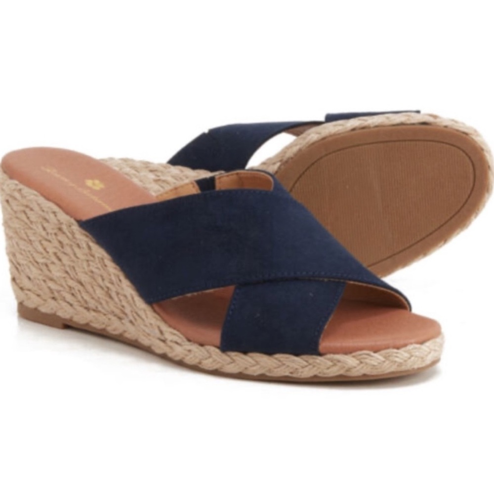 Tommy Bahama Stacey Espadrille Wedge Woven Sandal Size 6.5